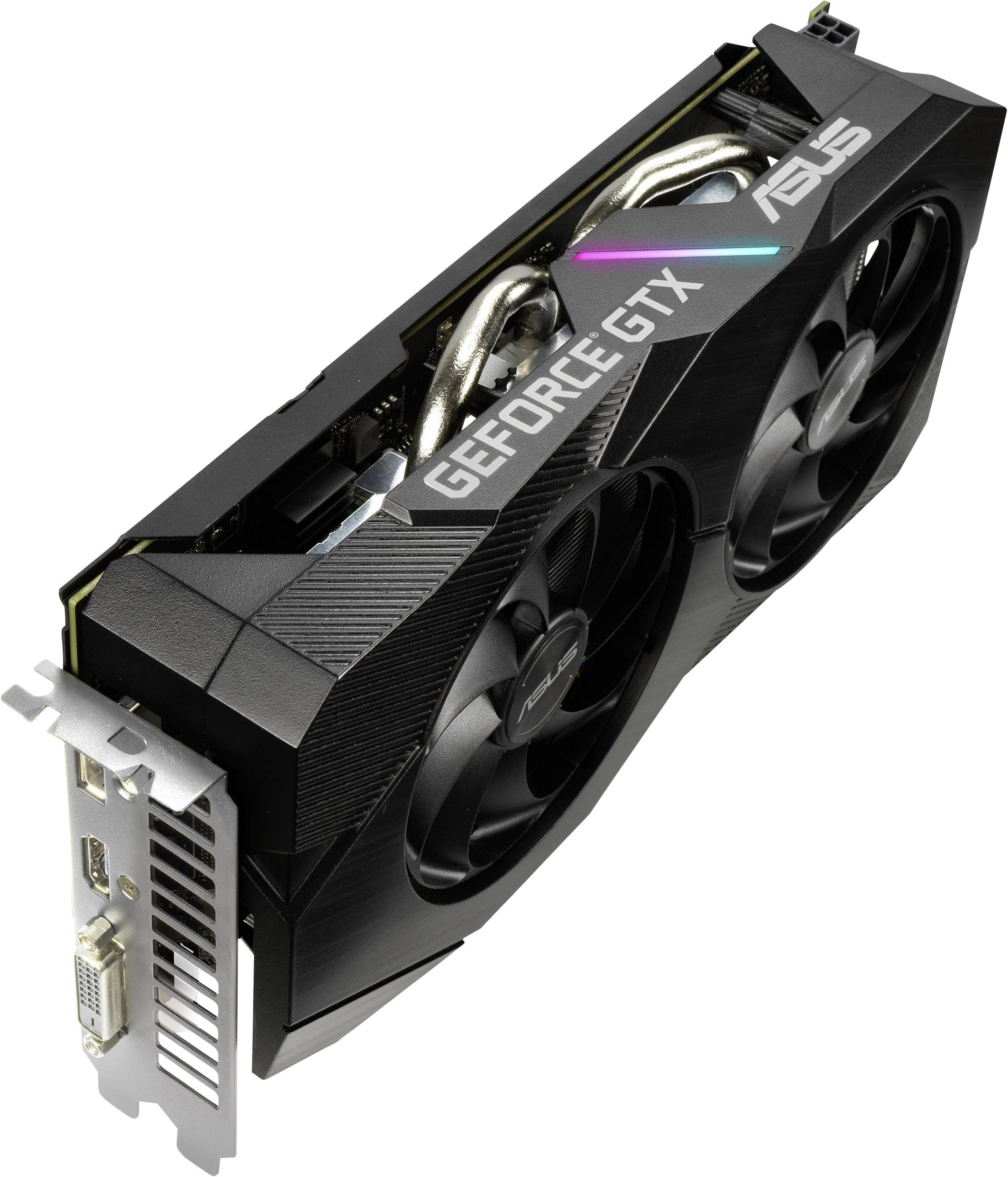 Asus Grafikkarte Nvidia GeForce GTX1660 Super SUPER EVO Overclocked 6 GB GDDR6-RAM PCIe x16 HDMI®, DisplayPort, DVI