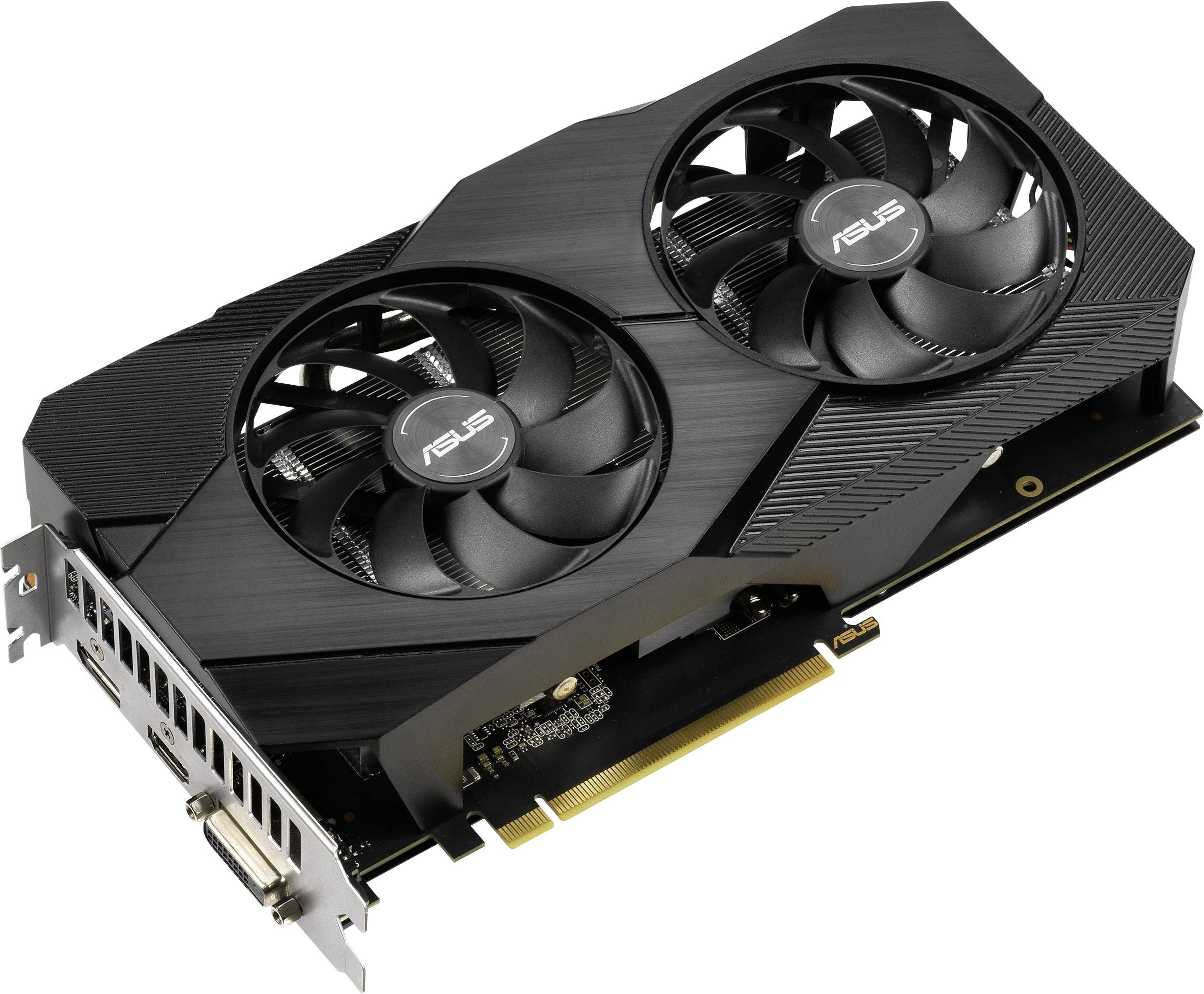 Asus Grafikkarte Nvidia GeForce GTX1660 Super SUPER EVO Overclocked 6 GB GDDR6-RAM PCIe x16 HDMI®, DisplayPort, DVI