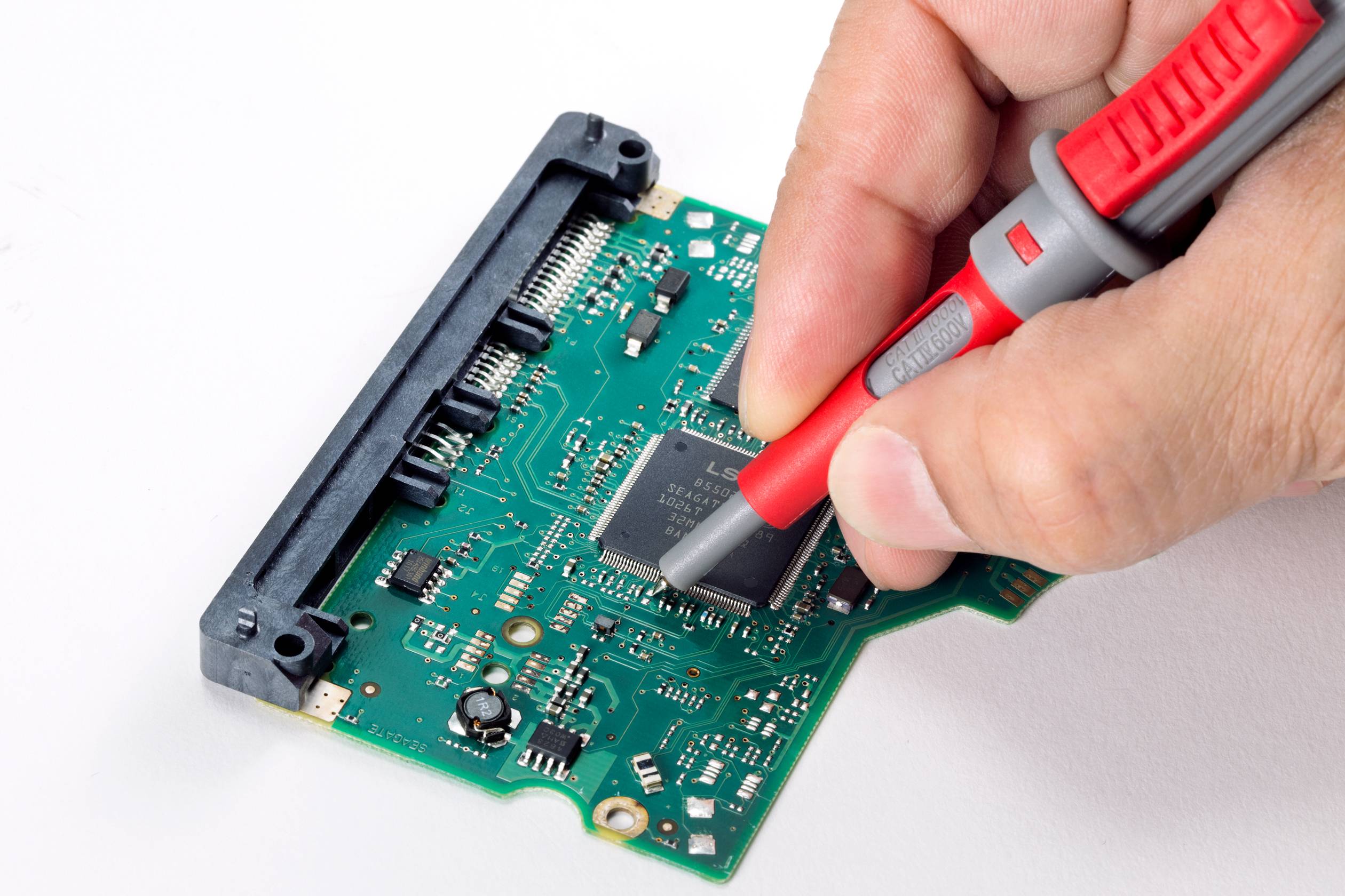 VOLTCRAFT MS-4PS-E Sicherheits-Messleitung 4mm Sicherheits-Stecker Prüfspitze 1.00m Schwarz, Rot 1St.