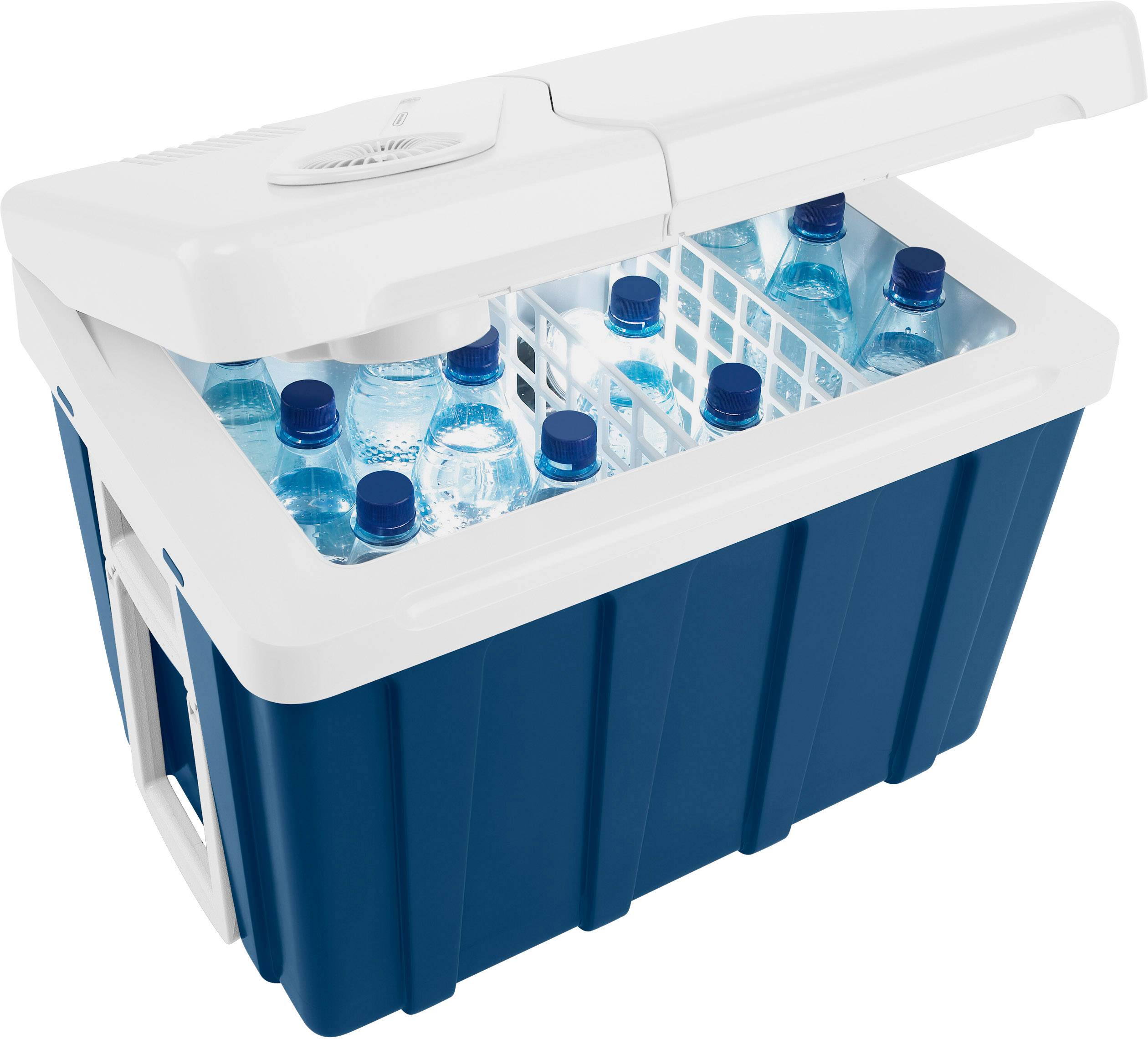 MobiCool MQ40W 12/230 V Kühlbox EEK: F (A - G) Thermoelektrisch 12 V, 230 V Blau 40 l 18 °C unter Umgebungstemperatur
