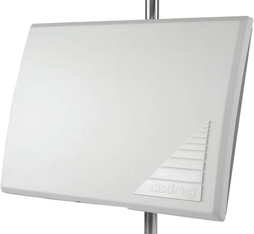 Axing TAA00320 Aktive DVB T T2 Flachantenne Innenbereich, Außenbereich Verstärkung 22 dB Weiß  - Onlineshop Voelkner