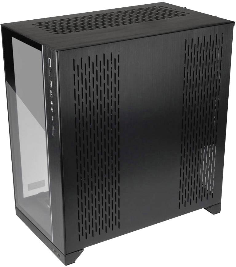 Lian Li O11Dynamic XL Midi-Tower Gaming-Gehäuse Schwarz Integrierte Beleuchtung, Seitenfenster, Staubfilter