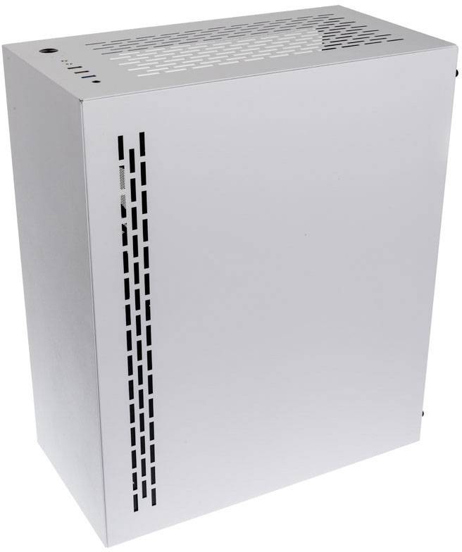 Kolink Bastion White RGB Midi-Tower PC-Gehäuse, Gaming-Gehäuse Weiß 1 Vorinstallierter LED Lüfter, Integrierte Beleuchtung, Seitenfenster, Staubf