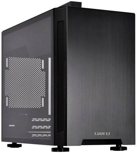 Lian Li TU150WX Mini-Tower PC-Gehäuse Schwarz Tragegriff, Staubfilter, Seitenfenster