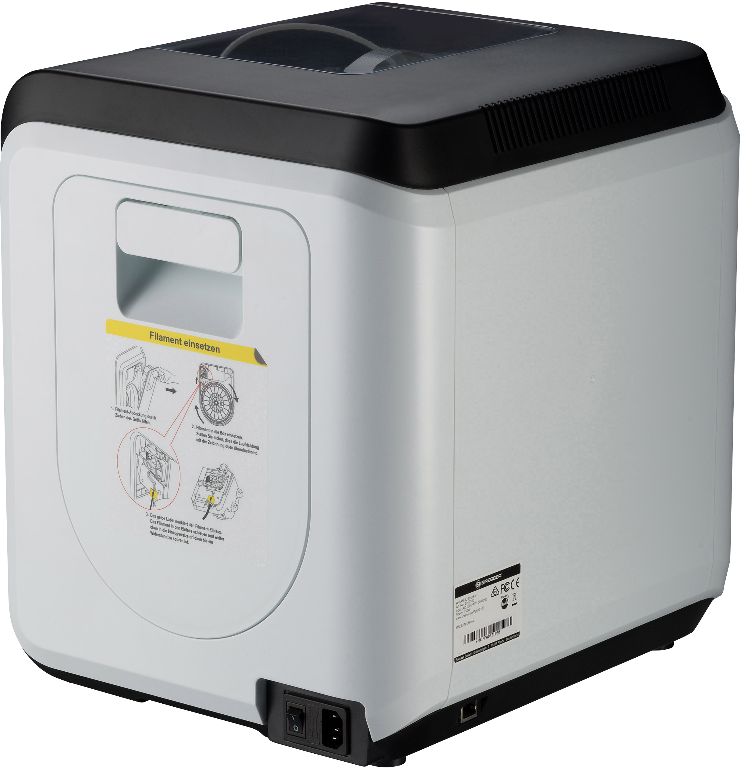 Bresser Optik WLAN 3D 3D Drucker beheizbares Druckbett, inkl. Filament, integrierte Kamera