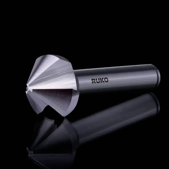 RUKO 102152ERO Kegelsenker-Set 6teilig 6.3 mm, 8.3 mm, 10.4 mm, 12.4 mm, 16.5 mm, 20.5mm HSSE-Co 5 Zylinderschaft 1 Set