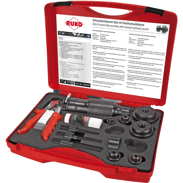 RUKO 109009 Blechlocher-Set RUKO 109009 Blechlocher-Set