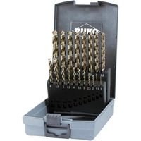 RUKO 228214RO HSSE-Co 5 Metall-Spiralbohrer-Set 19teilig DIN 338 3-Flächenschaft 1 Set RUKO 228214RO HSSE-Co 5 Metall-Spiralbohrer-Set 19teilig DIN 338 3-Flächenschaft 1 Set