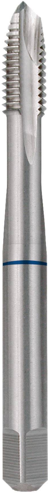 Metallschneidwerkzeug mit spiralförmigen Gewinden, geeignet für präzises Bohren in Metalloberflächen.