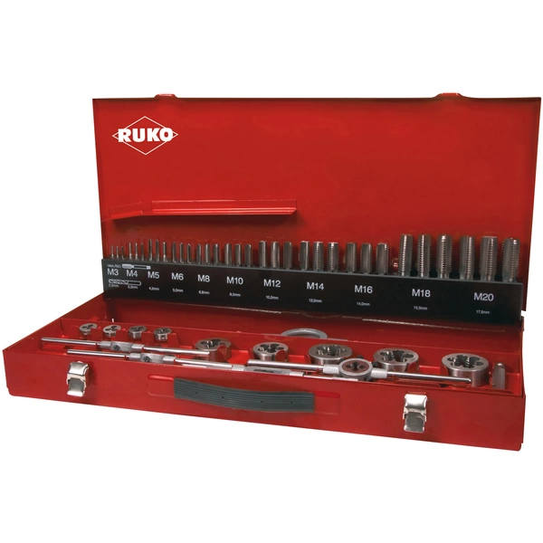RUKO 245040 Maschinengewindebohrer-Set 54teilig 1 Set RUKO 245040 Maschinengewindebohrer-Set 54teilig 1 Set