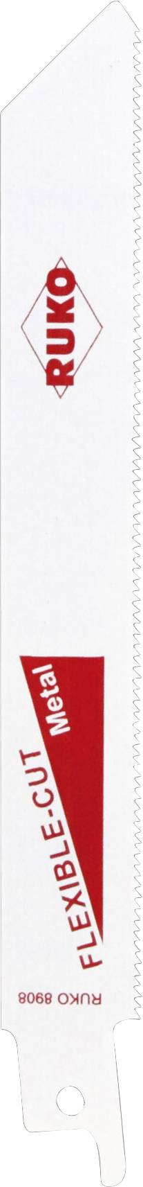 Sägeblatt mit der Aufschrift 'Flexible-Cut' für spezielle Schnitte. Weiße Klinge mit rotem Logo und Text. Geeignet für Metallbearbeitung.