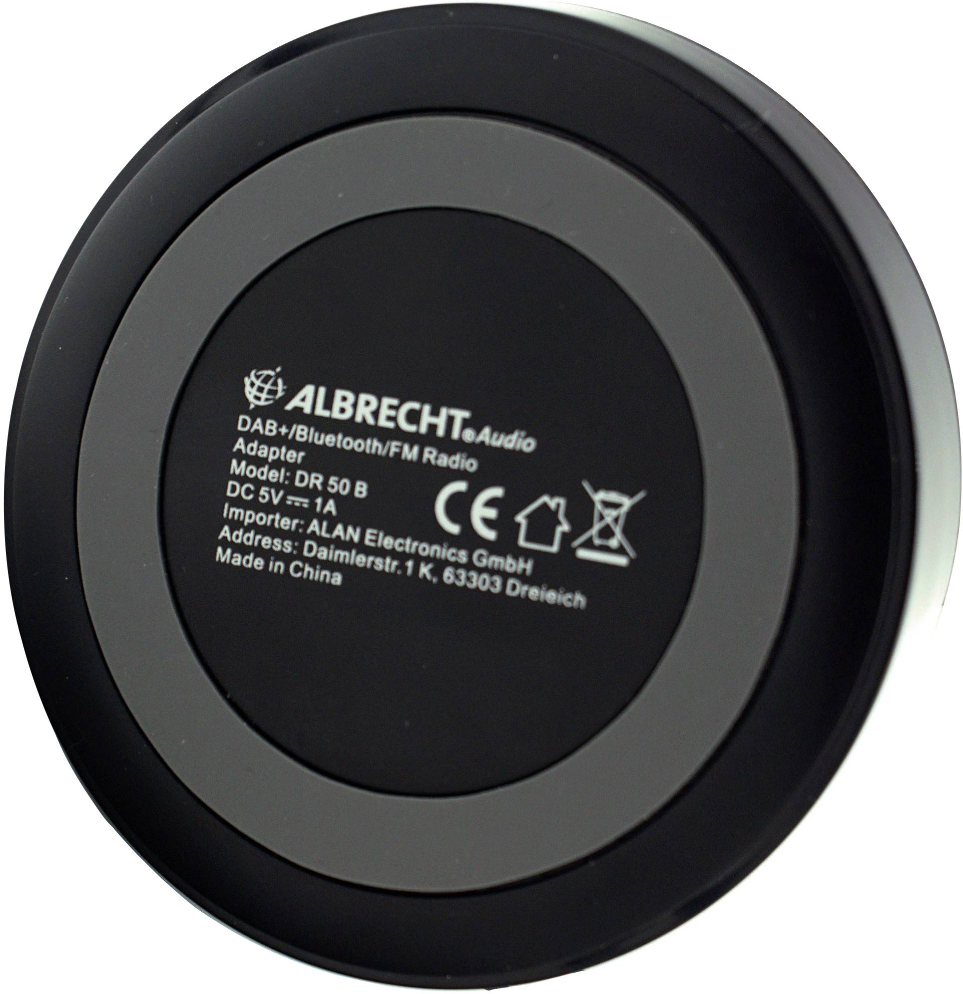 Albrecht DR 50 B Radio-Adapter DAB, DAB+, UKW Bluetooth®