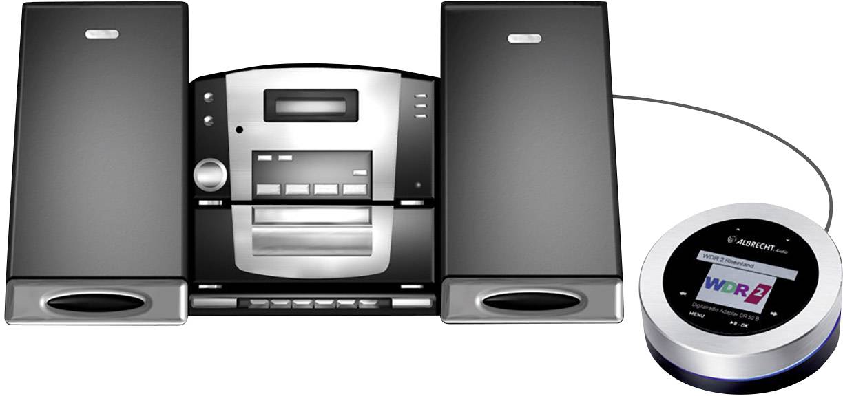 Albrecht DR 50 B Radio-Adapter DAB, DAB+, UKW Bluetooth®