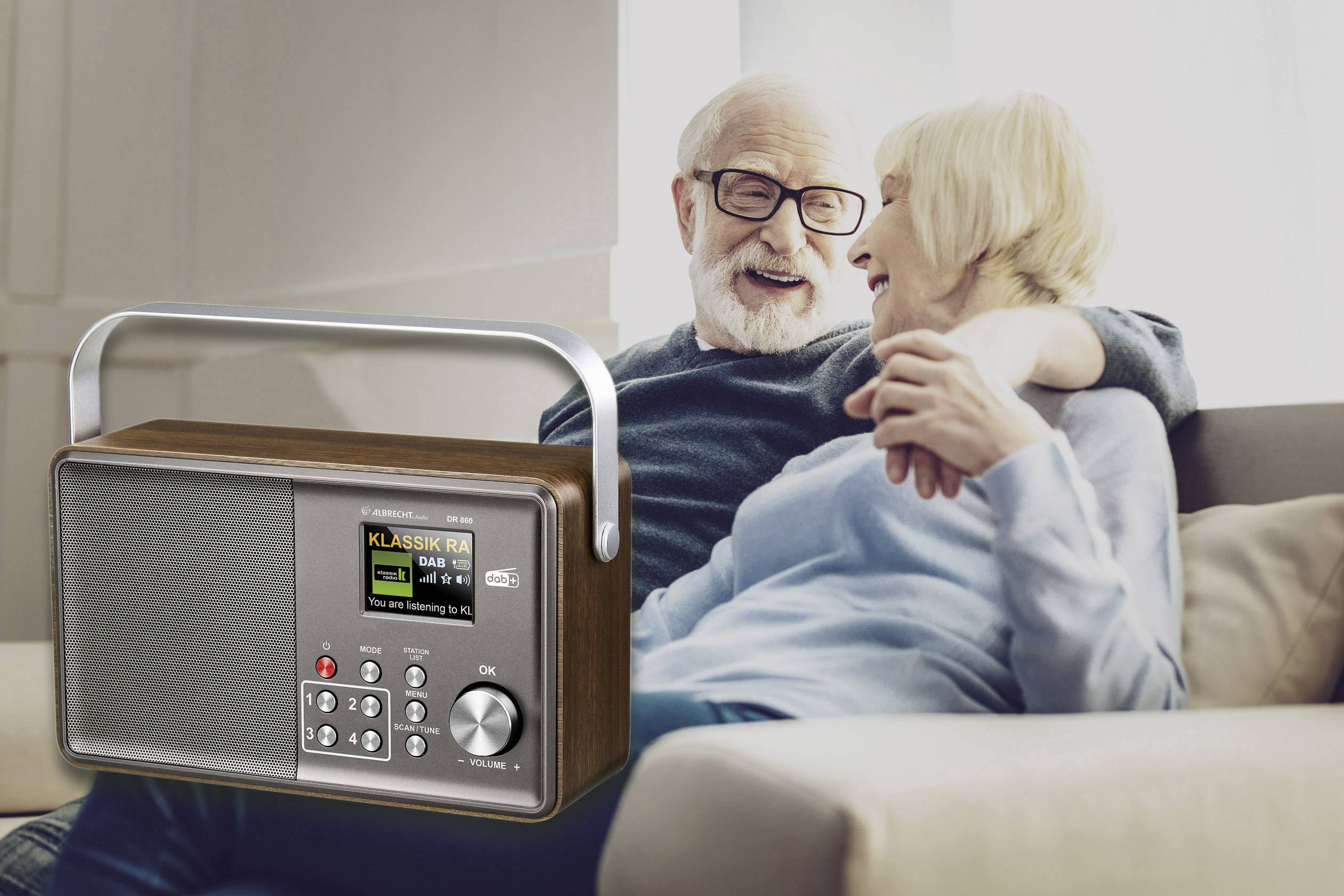 Albrecht DR 860 Senior Kofferradio DAB+, UKW