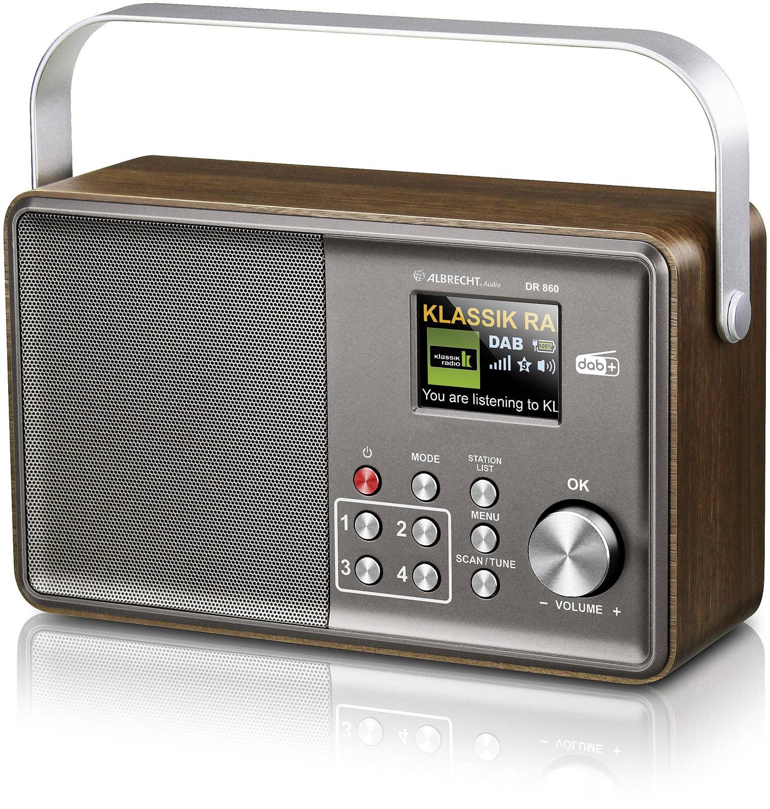 Albrecht DR 860 Senior Kofferradio DAB+, UKW