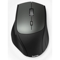 Hama MW-600 Ergonomische Maus Funk Optisch Schwarz 6 Tasten 2400 dpi Ergonomisch Hama MW-600 Ergonomische Maus Funk Optisch Schwarz 6 Tasten 2400 dpi Ergonomisch