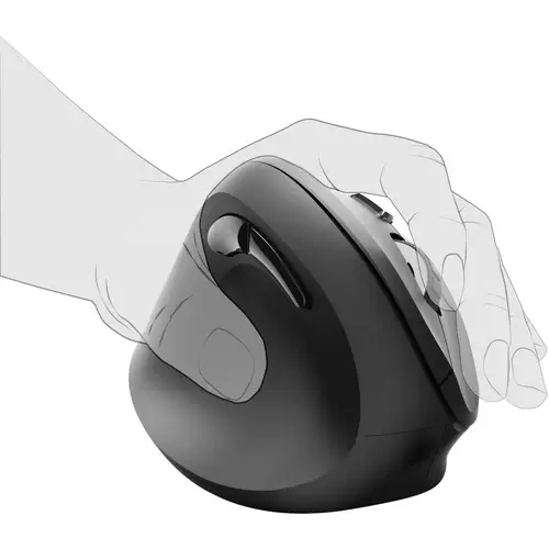 Hama EMW-500L Ergonomische Maus Funk Optisch Schwarz 6 Tasten 1800 dpi Ergonomisch Hama EMW-500L Ergonomische Maus Funk Optisch Schwarz 6 Tasten 1800 dpi Ergonomisch