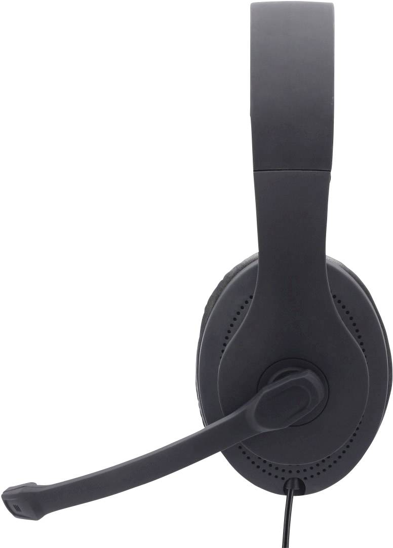 hama 00139923 PC-Office-Headset "HS-P200", Stereo, Schwarz