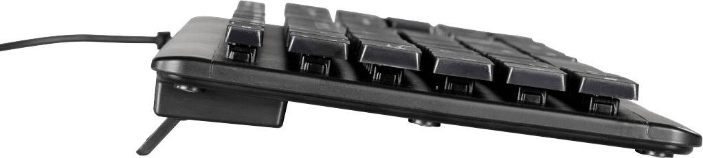 Hama KC-600 USB Tastatur Deutsch, QWERTZ Schwarz Wasserfest (IPX7)