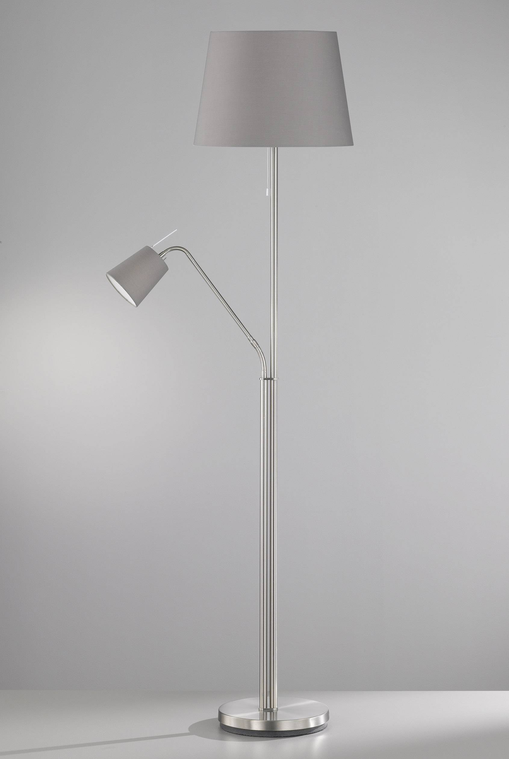 Fischer & Honsel Layer 40118 Stehlampe E27 60W Nickel