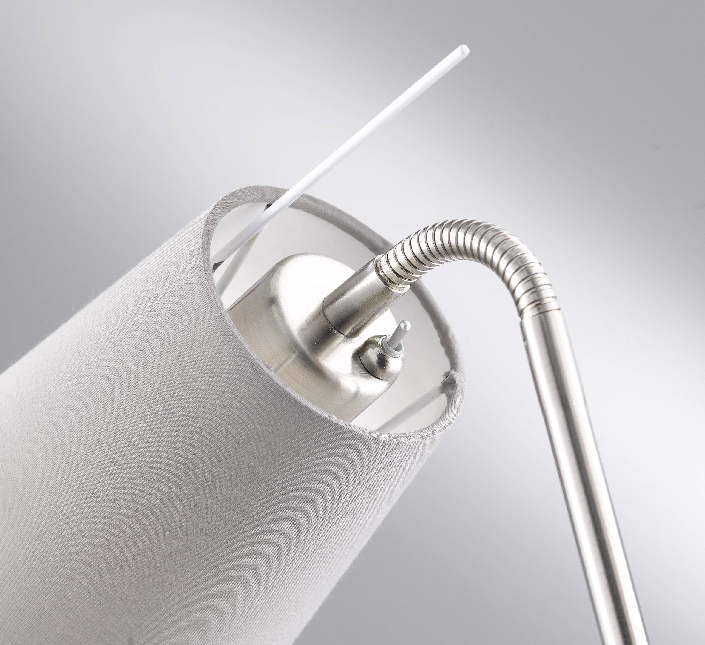 Fischer & Honsel Layer 40118 Stehlampe E27 60W Nickel