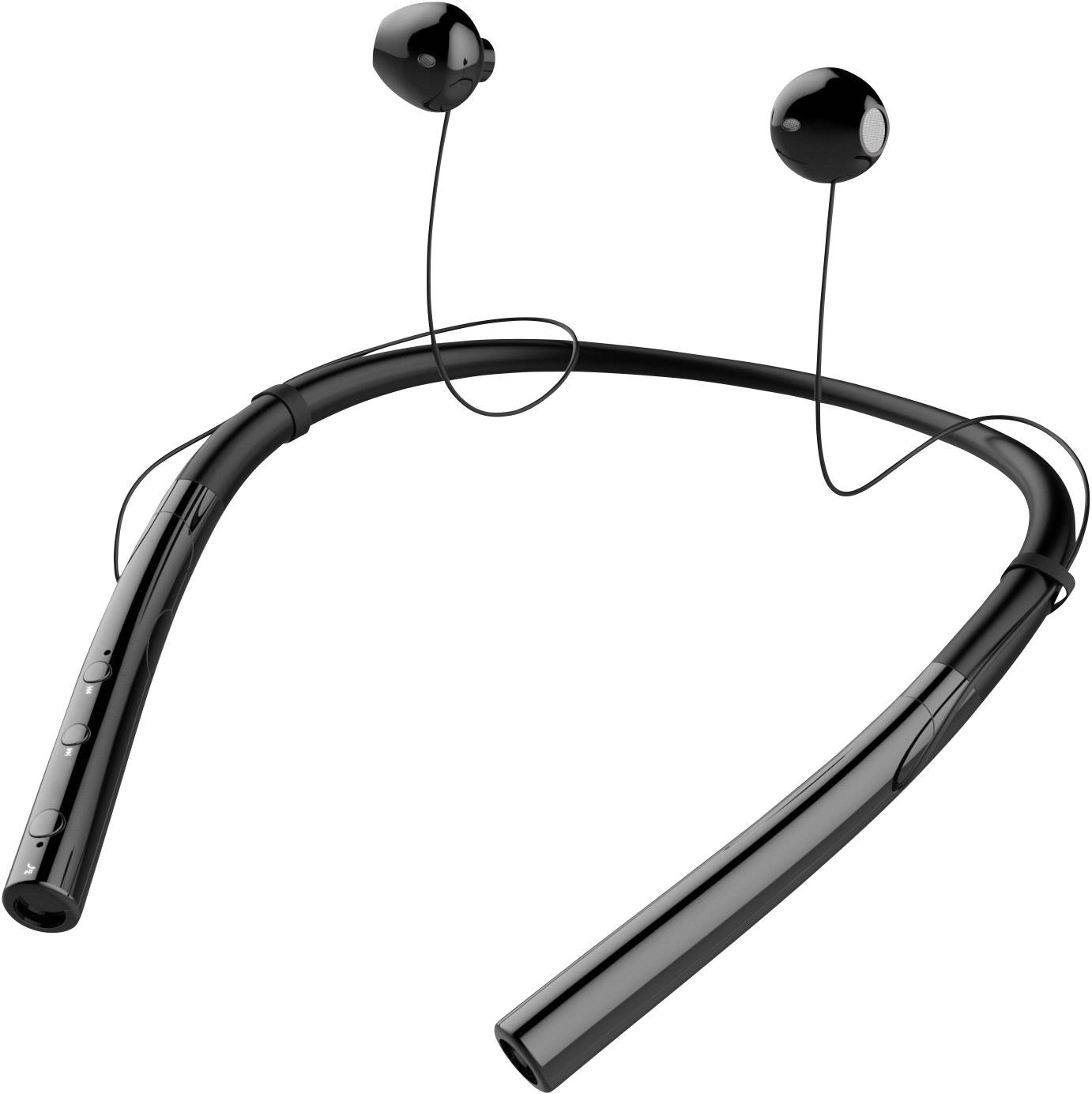 Tie Studio TQ14 In Ear Headset Bluetooth® Schwarz Nackenbügel, Schweißresistent, Lautstärkeregelu