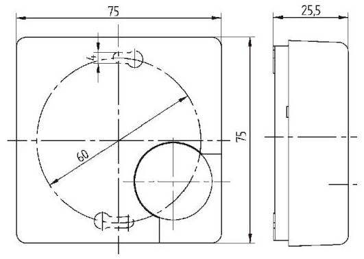 Eberle 111170551100 RTR-E 6731 Raumthermostat Aufputz Heizen / Kühlen 1St.