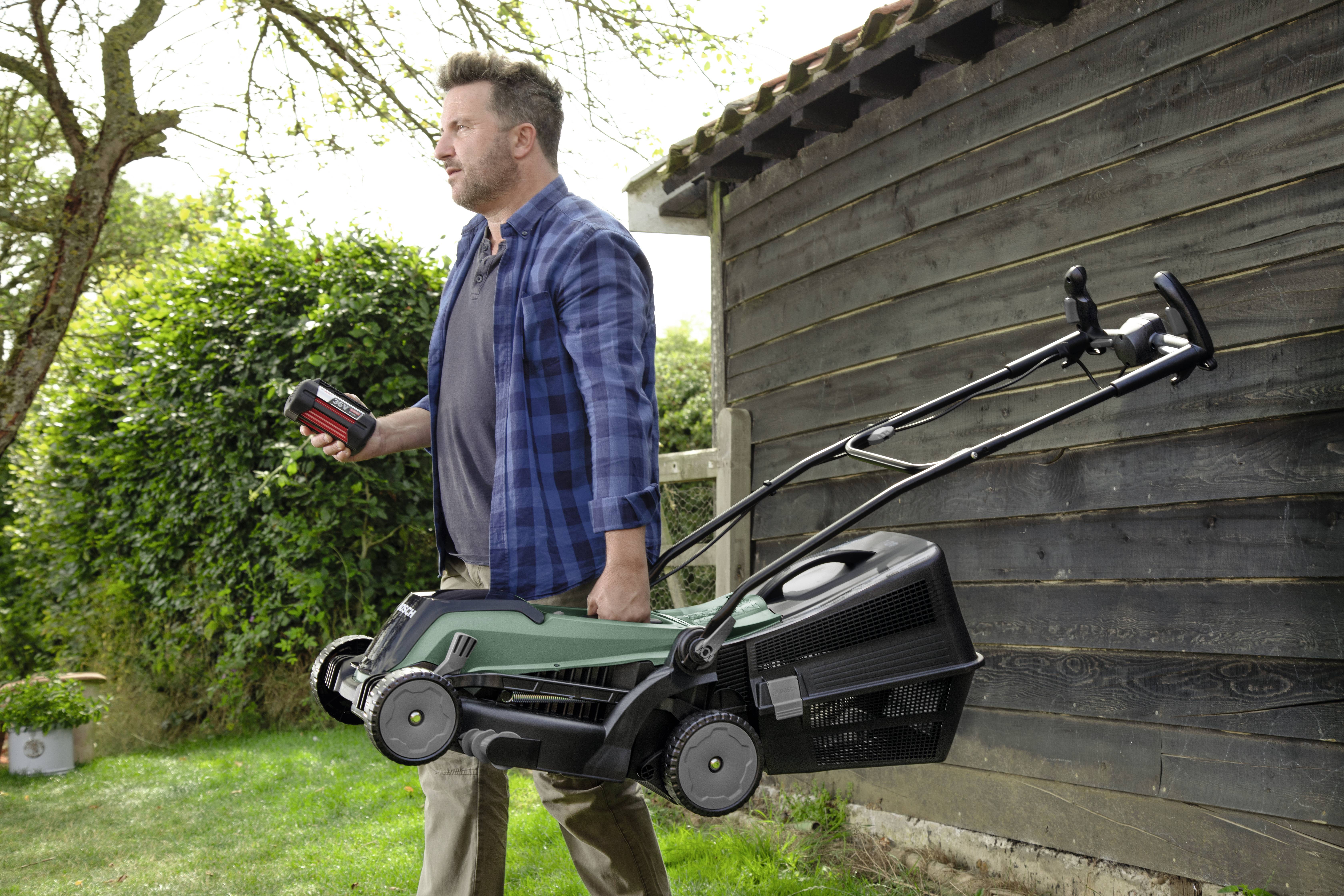 Bosch Home and Garden EasyRotak 36-550 (Baretool) Akku Rasenmäher ohne Akku, ohne Ladegerät Schnittbreite (max.) 38cm