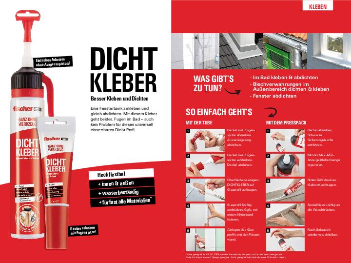 Fischer Dichtklebstoff 545858 200ml
