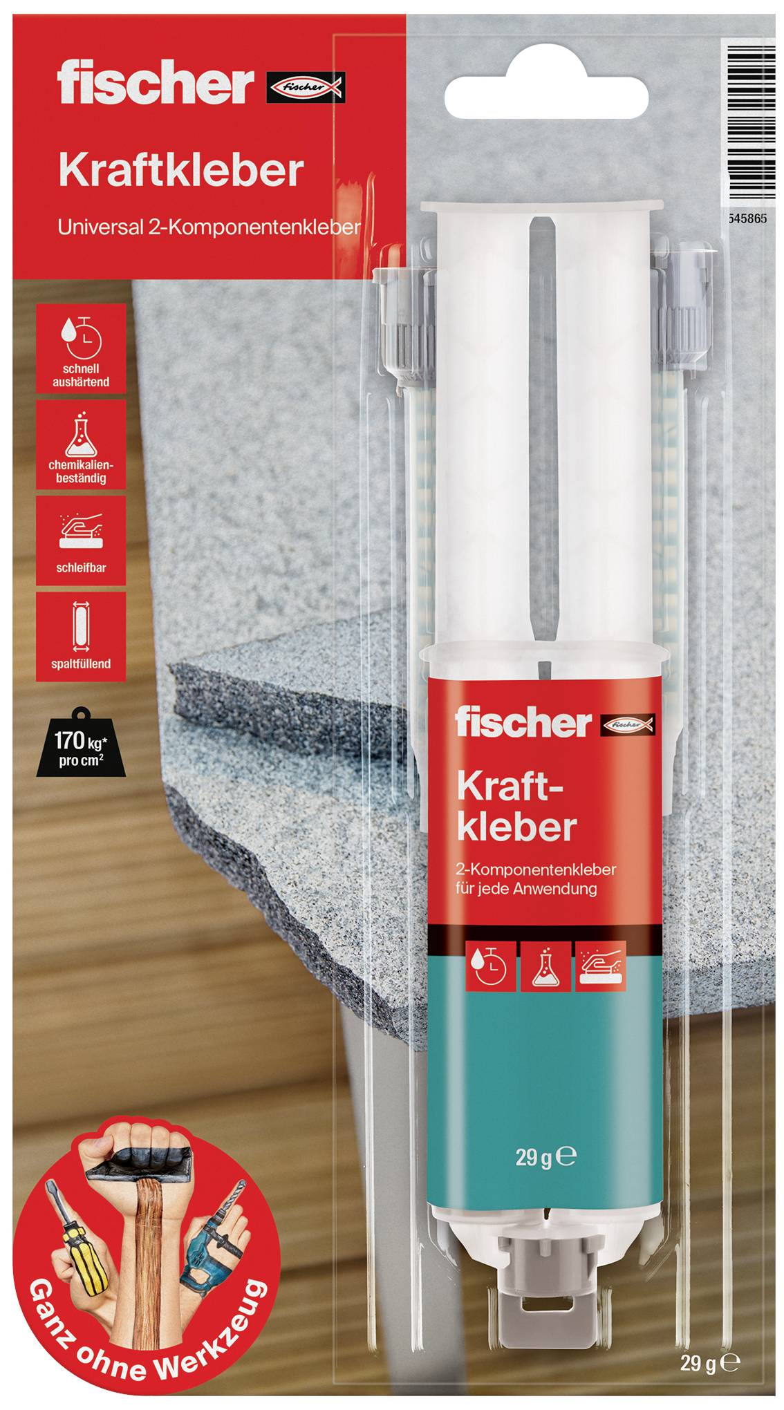 Fischer Zwei-Komponentenkleber 545865 25ml