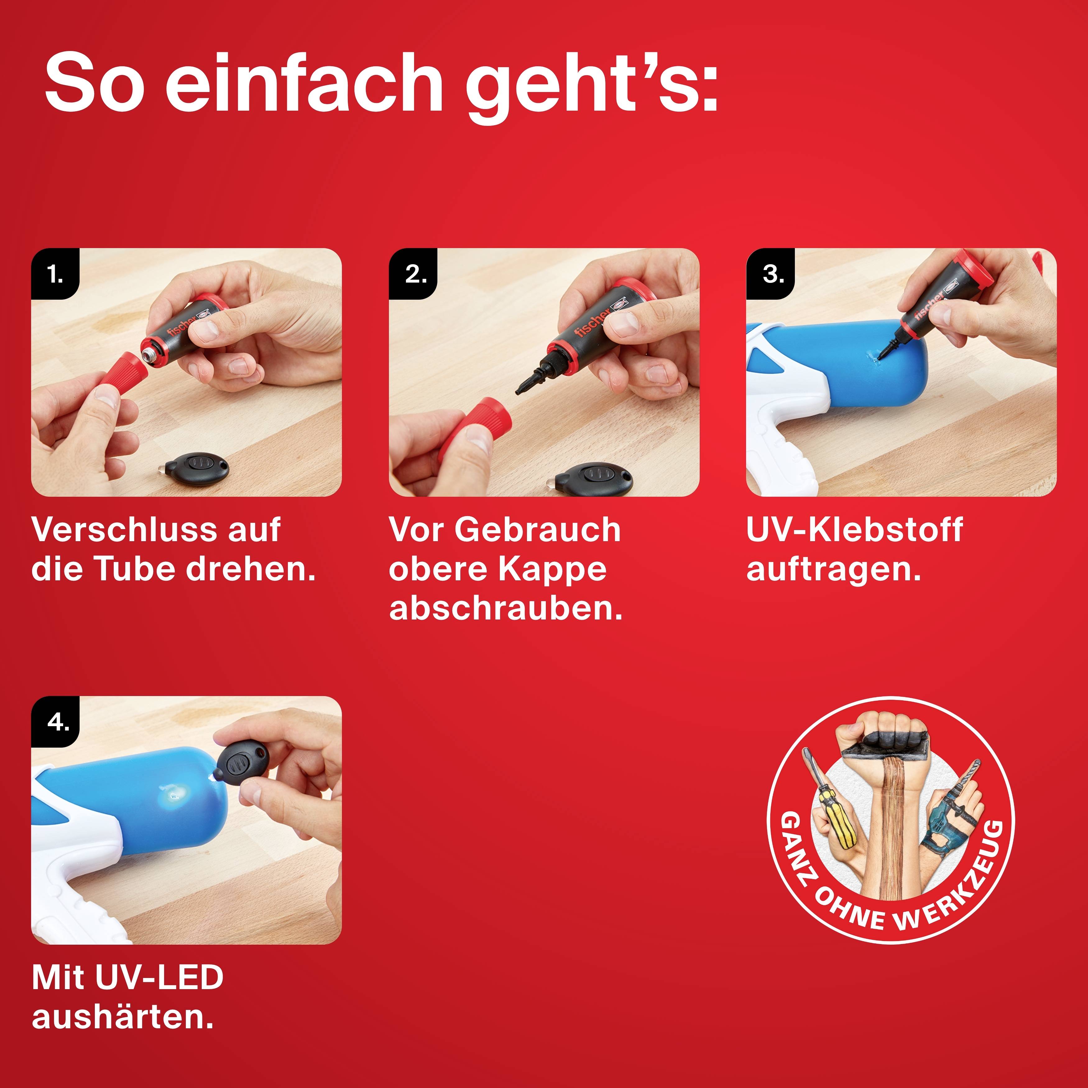 Fischer UV-Kleber 545866 4 g