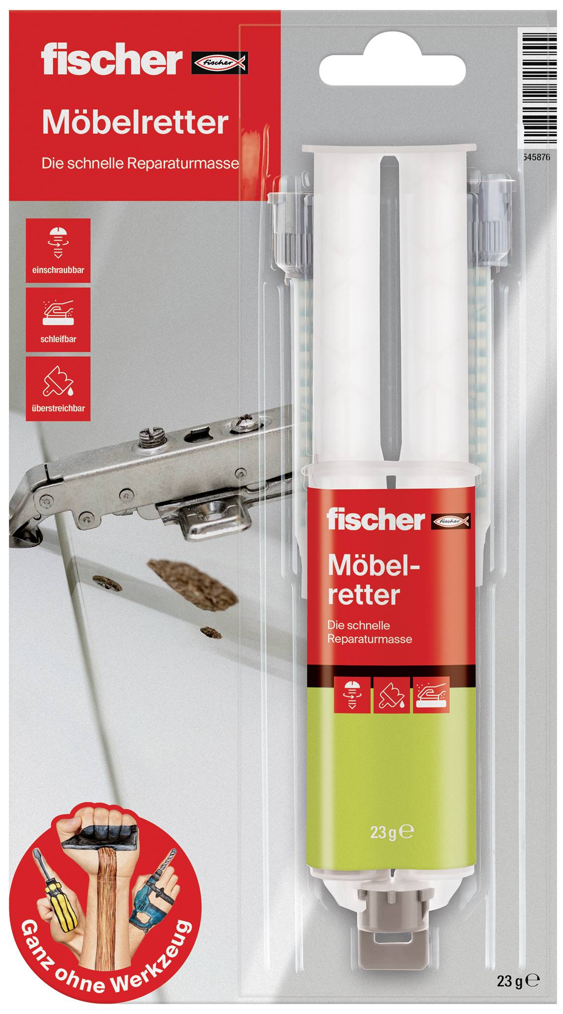 Fischer Möbelretter-Holzspachtel 545876 25ml