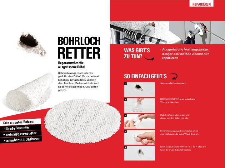 Fischer Reparaturvlies 545947 10 St.