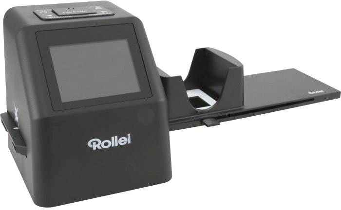 Rollei DF-S 310 SE Diascanner, Negativscanner Display, Speicherkarten-Steckplatz, Super 8 Rollfilme, Pocketfilme, TV-Ausgang, USB-Stromversorgung