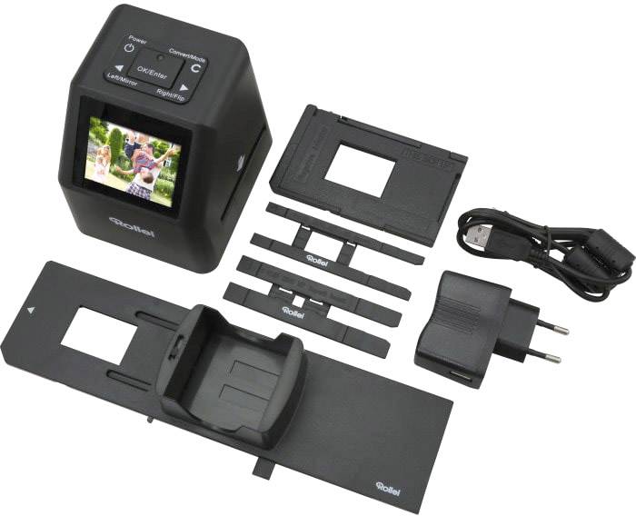 Filmscanner Mit 5,1cm Display - Digitalisiert Dias & Negative In 12MP JPG