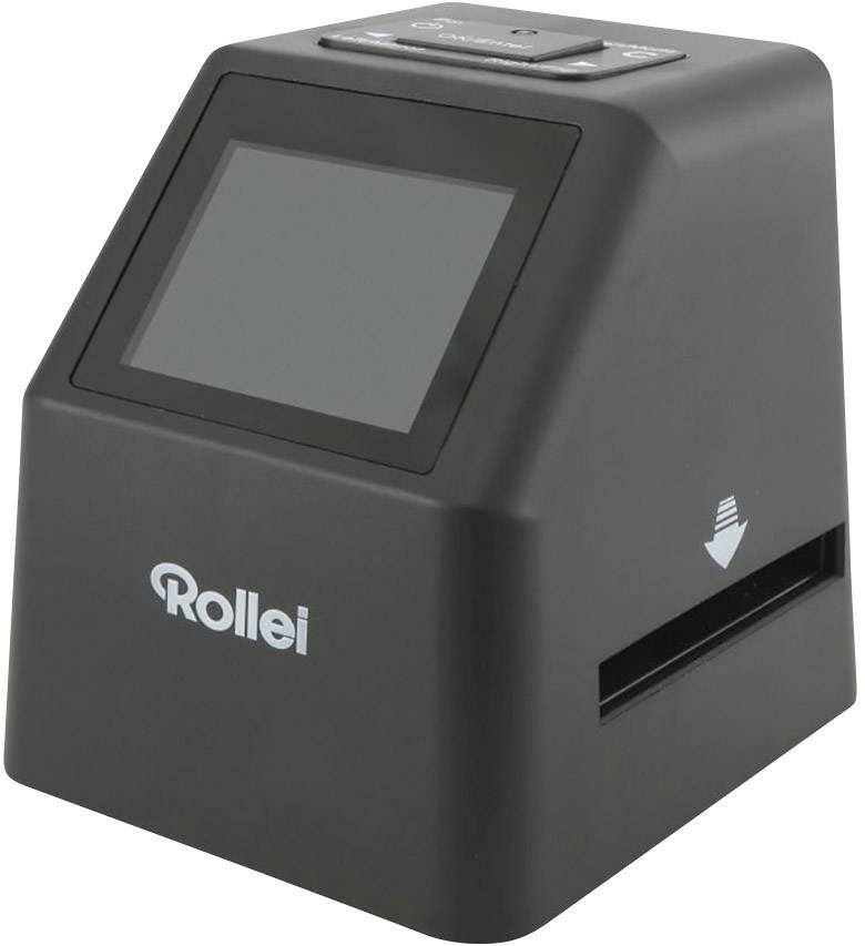 Rollei DF-S 310 SE Diascanner, Negativscanner Display, Speicherkarten-Steckplatz, Super 8 Rollfilme, Pocketfilme, TV-Ausgang, USB-Stromversorgung