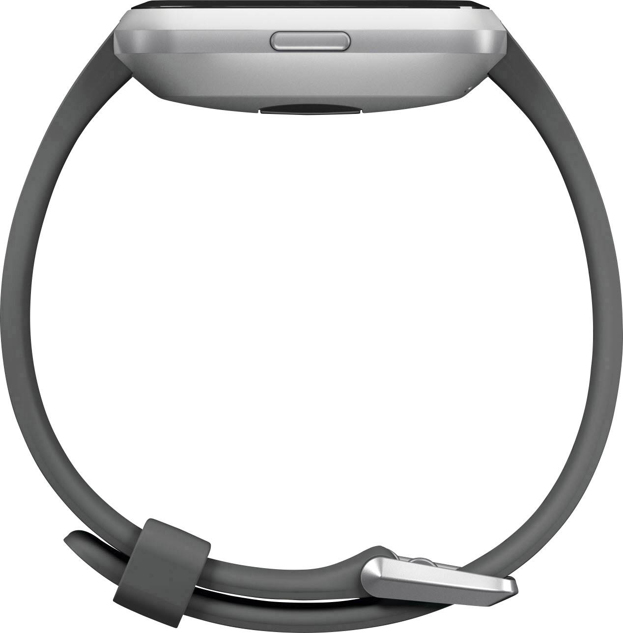 FitBit Versa Lite Fitness-Tracker Charcoal, Silber
