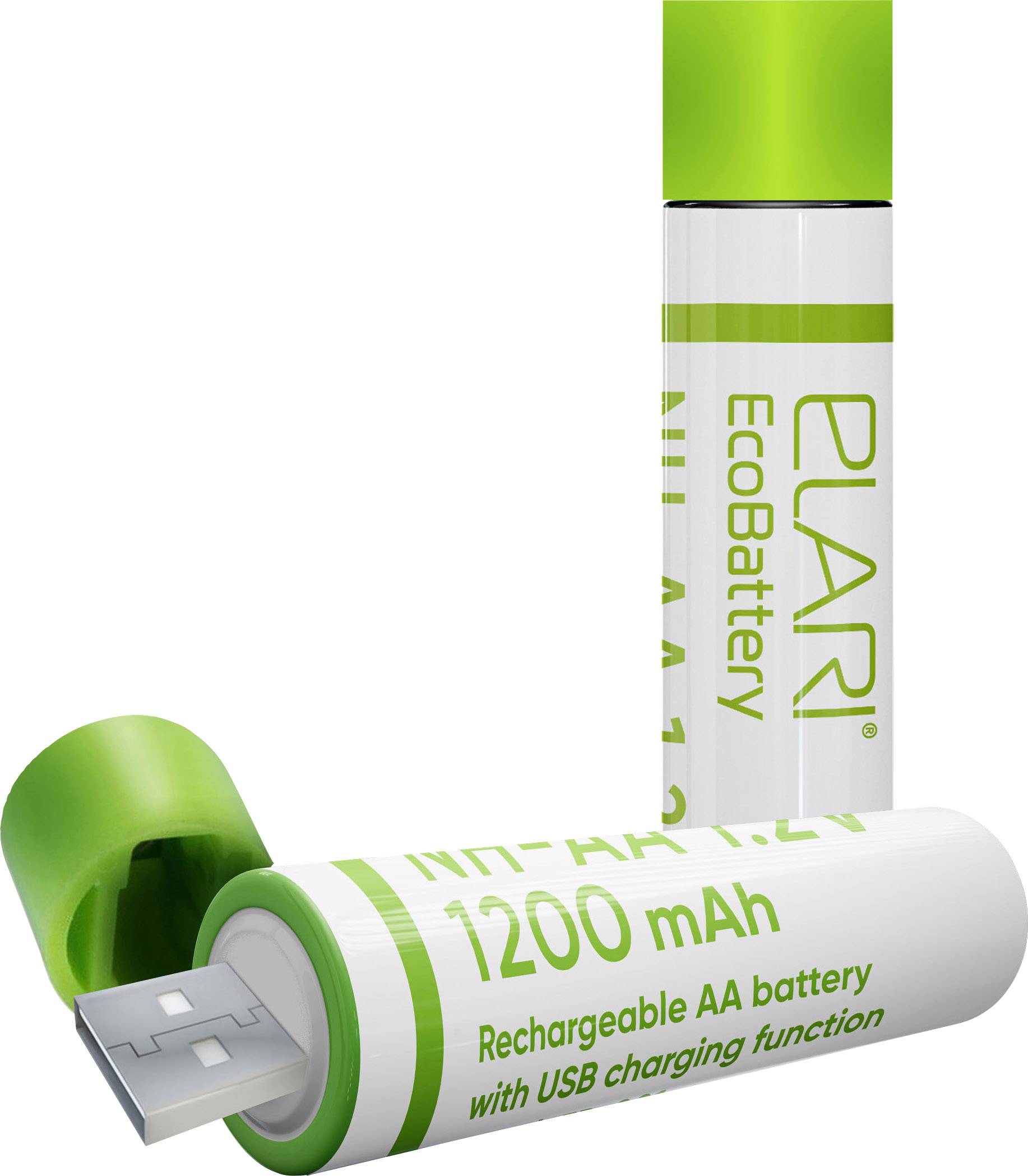 Elari Eco-Battery Mignon (AA)-Akku NiMH 1200 mAh 1.2 V 2 St.
