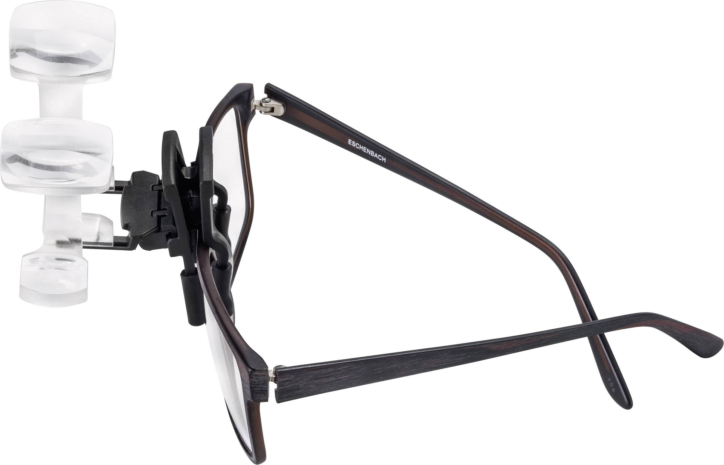 Eschenbach 162461 maxDETAIL clip Lupenbrille mit Clip Vergrößerungsfaktor: 2 x