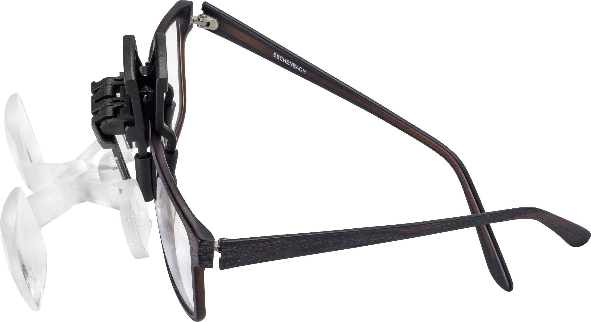 Eschenbach 162461 maxDETAIL clip Lupenbrille mit Clip Vergrößerungsfaktor: 2 x