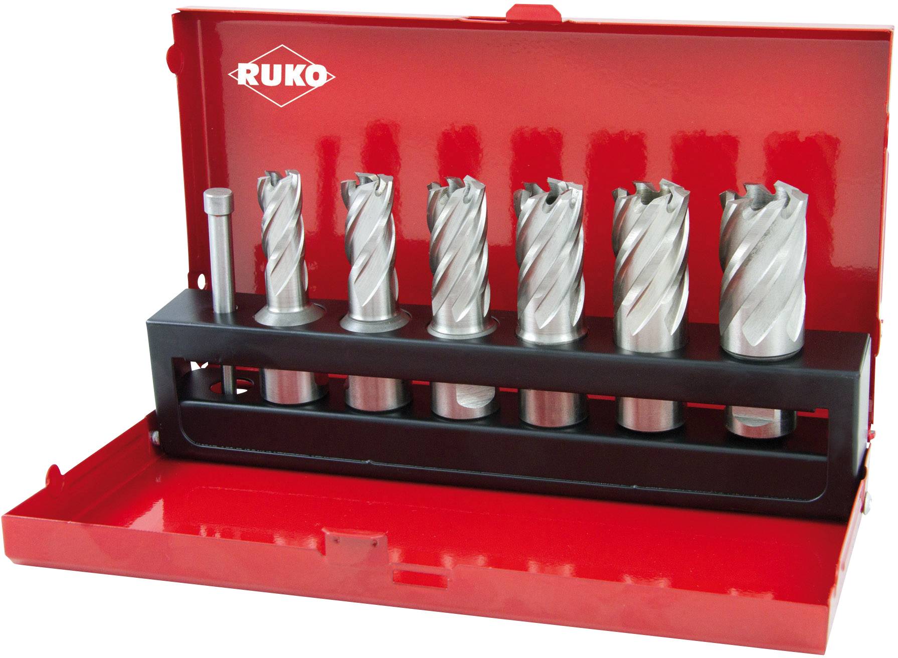 RUKO 108820 Kernlochbohrer 7teilig 12 mm, 14 mm, 16 mm, 18 mm, 20 mm, 22 mm 1 Set