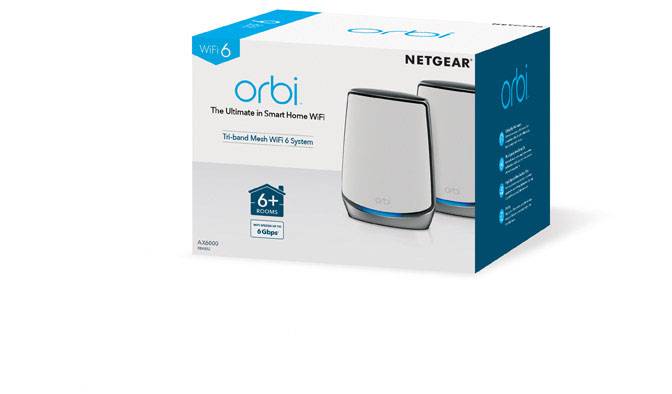 NETGEAR NETGEAR Orbi AX6000 Wifi System Mesh-Netzwerk 2.4 GBit/s 2.4 GHz, 5 GHz