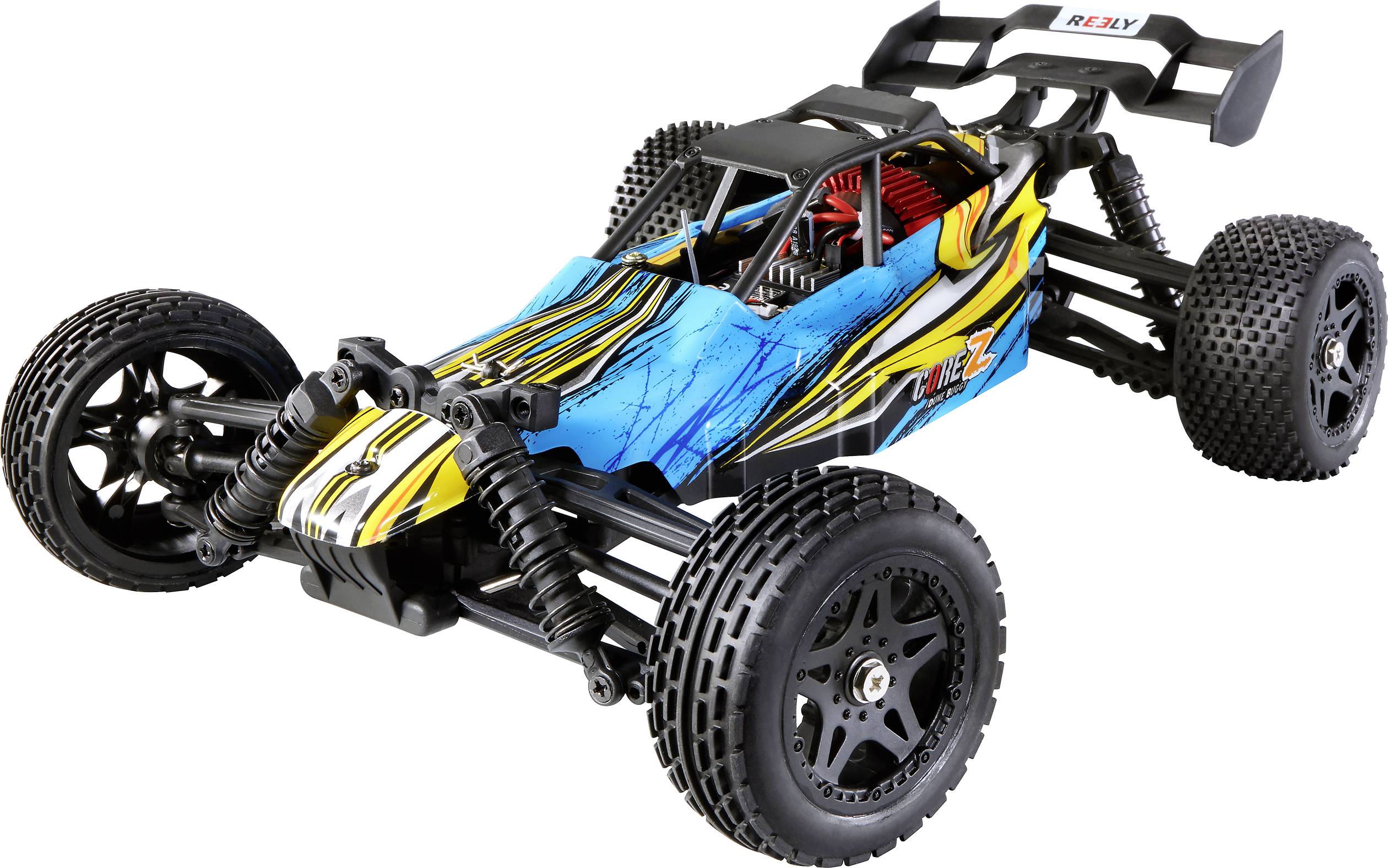 Reely CORE Z 4-farbig Brushed 1:10 XS RC Modellauto Elektro Buggy Allradantrieb (4WD) c 2,4GHz inkl. Akku und Ladekabel