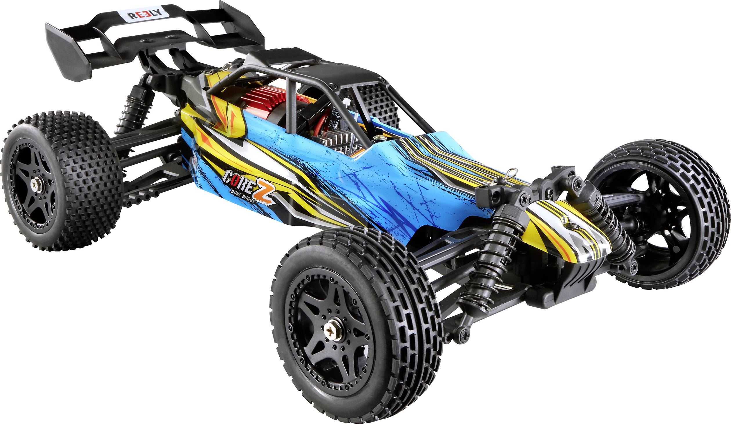 Reely CORE Z 4-farbig Brushed 1:10 XS RC Modellauto Elektro Buggy Allradantrieb (4WD) c 2,4GHz inkl. Akku und Ladekabel