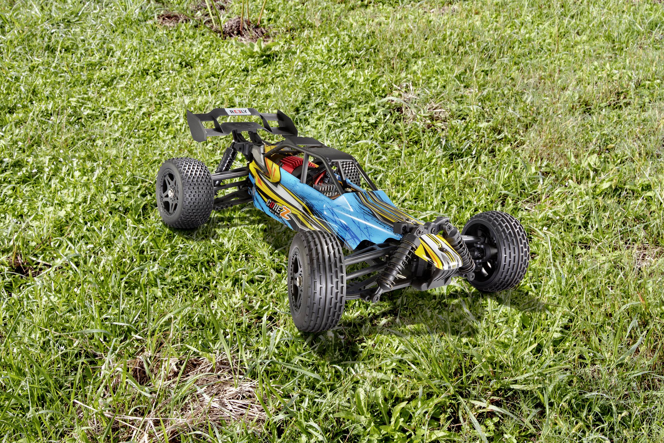 Reely CORE Z 4-farbig Brushed 1:10 XS RC Modellauto Elektro Buggy Allradantrieb (4WD) c 2,4GHz inkl. Akku und Ladekabel