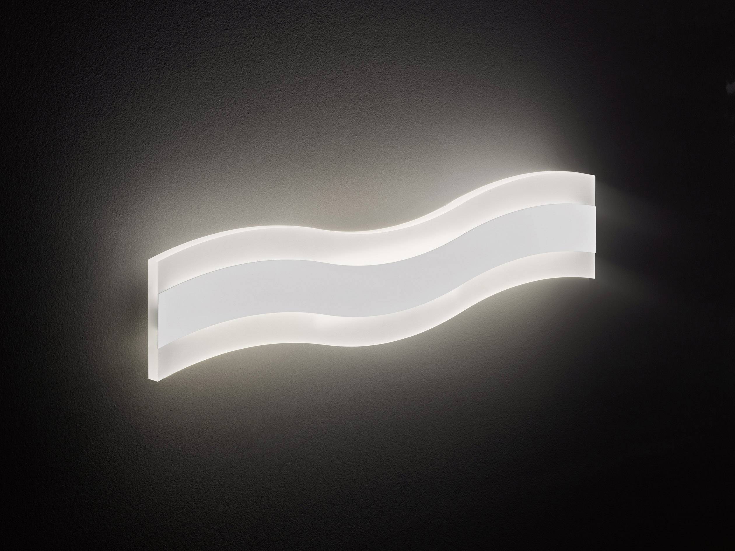 WOFI SPAline DINI 1flg 4808.01.06.9600 LED-Wandleuchte 19 W Warmweiß Weiß