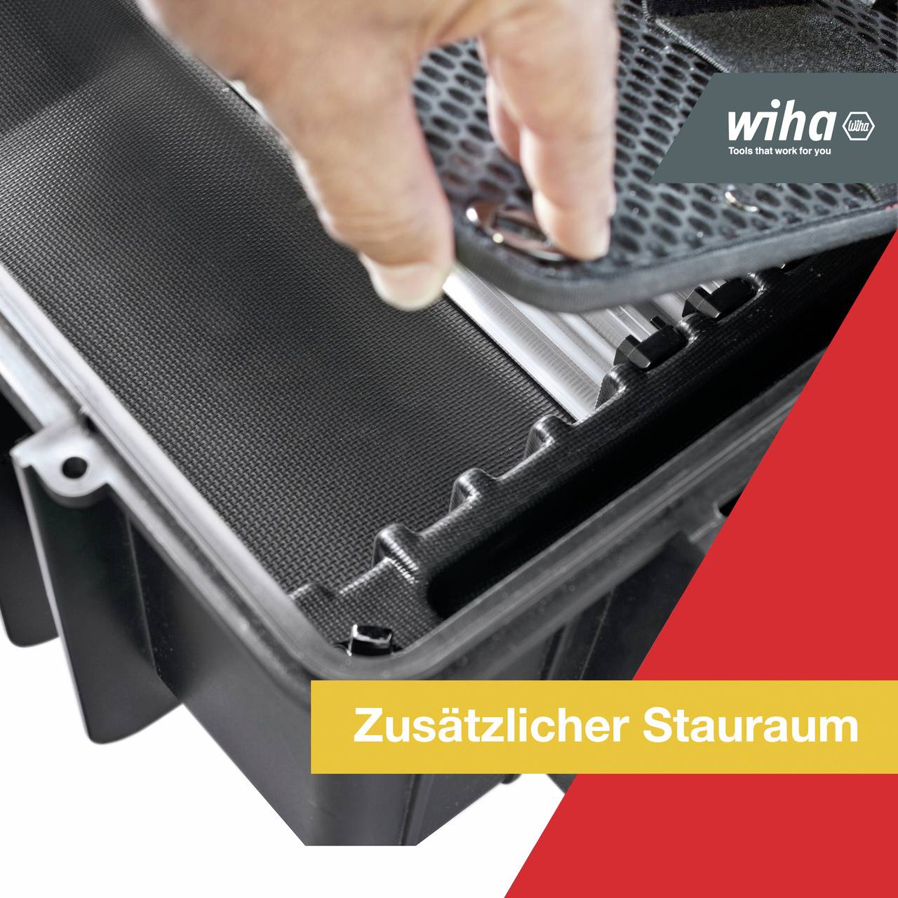 Wiha 42069 Elektriker, Handwerker, Lehrlinge, Profi, VDE Werkzeugkoffer bestückt 113teilig (L x B x H) 625 x 440 x 280 mm