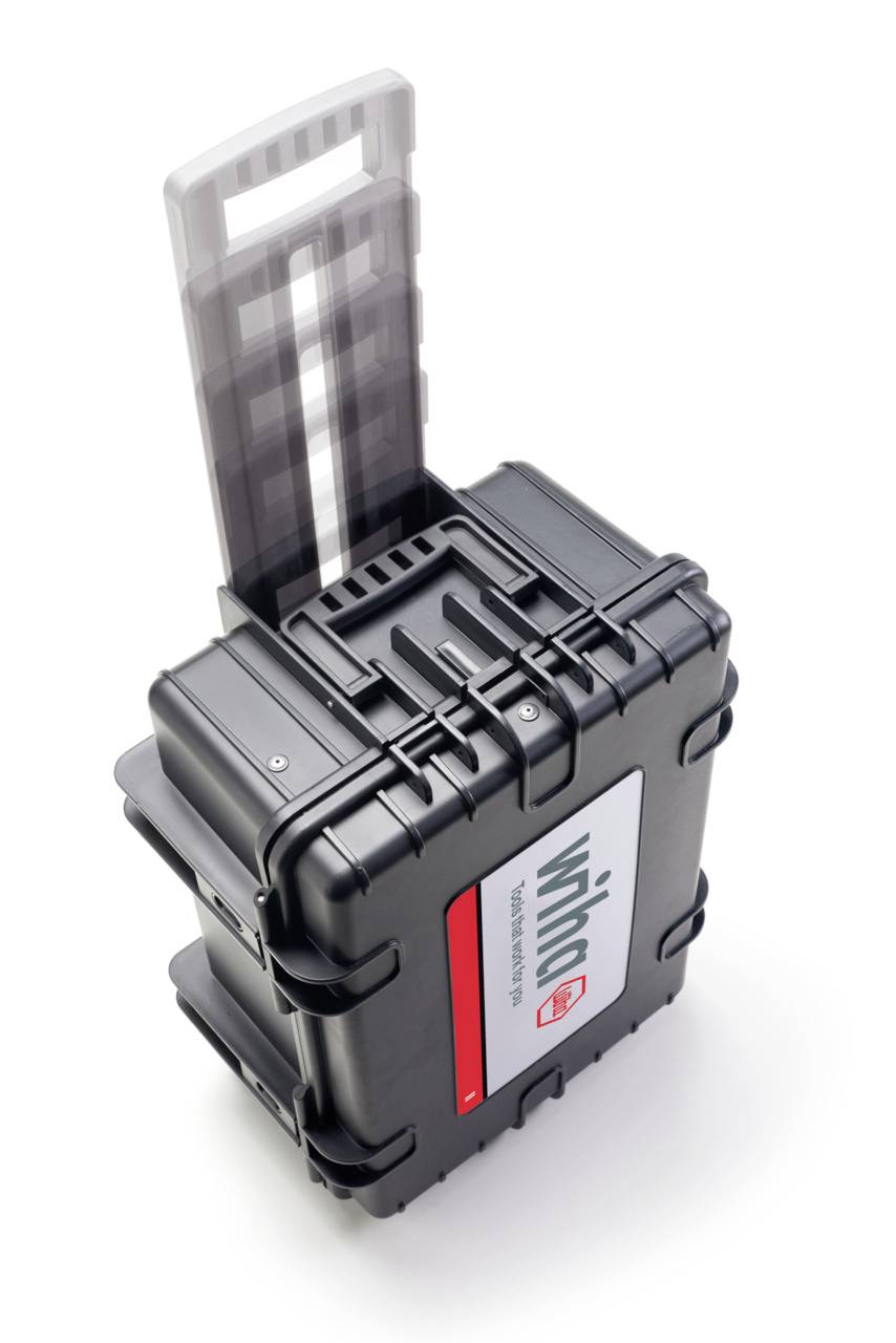 Wiha 42069 Elektriker, Handwerker, Lehrlinge, Profi, VDE Werkzeugkoffer bestückt 113teilig (L x B x H) 625 x 440 x 280mm