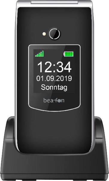 beafon SL595 Klapp-Handy Schwarz, Silber
