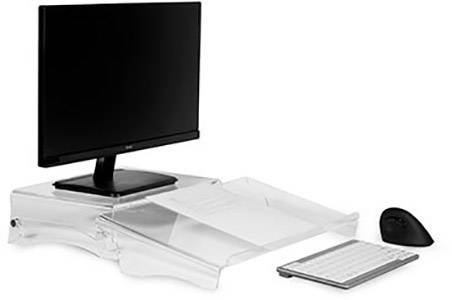 BakkerElkhuizen BNEQDOC100 Dokumentenhalter Transparent (B x H x T) 505 x 100 x 285 mm